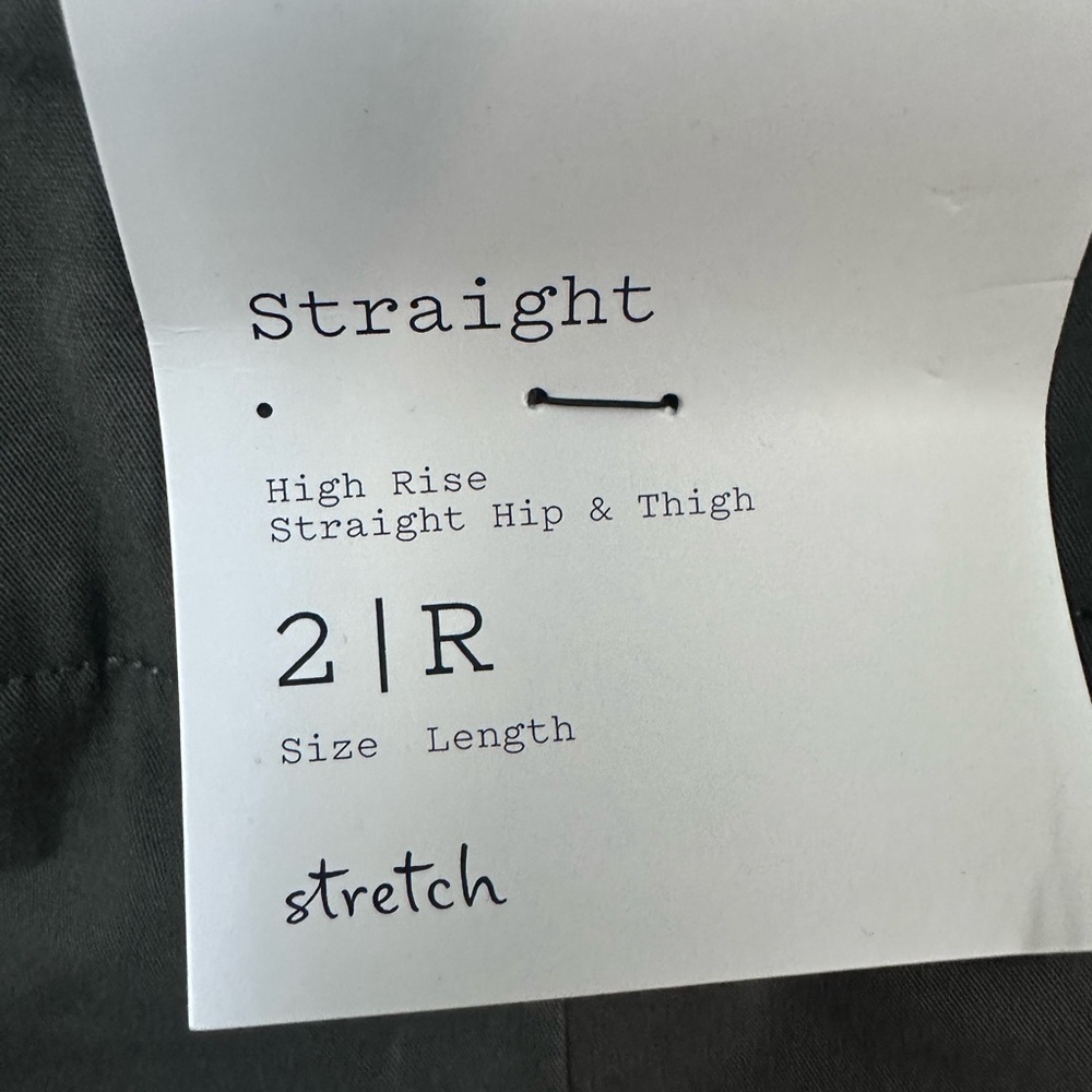 High Rise Straight Pants - Picture 5 of 5